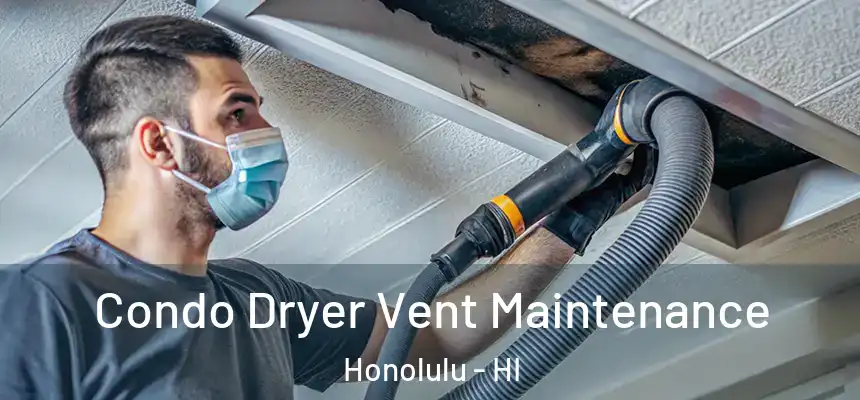  Condo Dryer Vent Maintenance Honolulu - HI