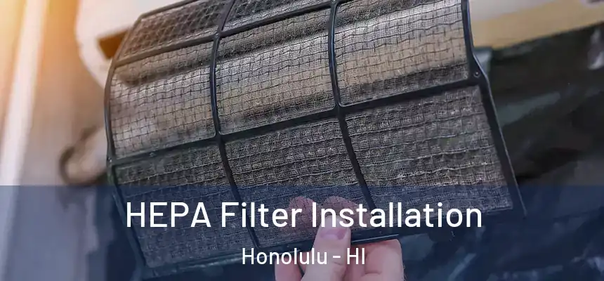  HEPA Filter Installation Honolulu - HI