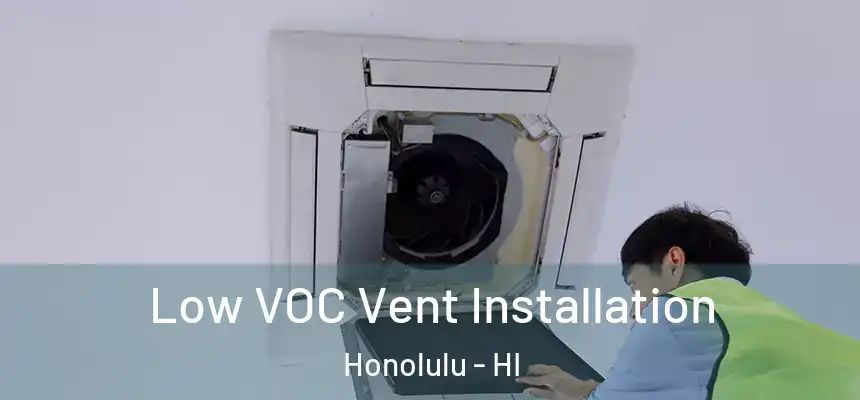  Low VOC Vent Installation Honolulu - HI