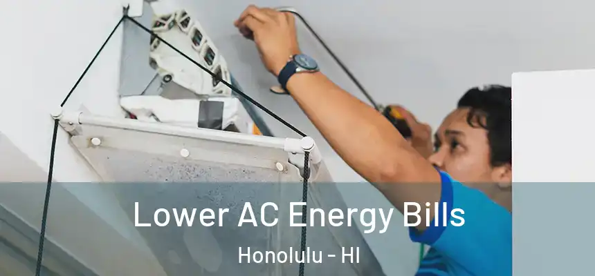 Lower AC Energy Bills Honolulu - HI