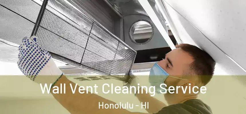 Wall Vent Cleaning Service Honolulu - HI